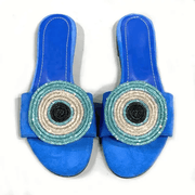 Rhinestone Evil Eye Sandals - GPLT