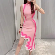 Pink Knit Dress