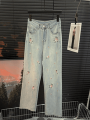 Embroidered Jeans - GPLT