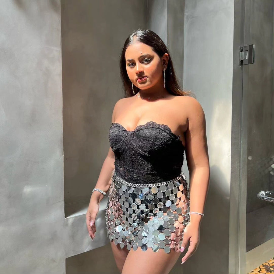 Silver Coin Skirt - GPLT