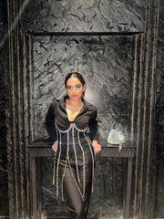 Rhinestone corset bandage top - GPLT