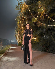 Pearl Cape Top (Black) - GPLT