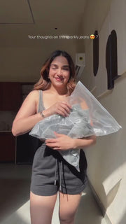 Rhinestone Dusty Straight Fit Jeans