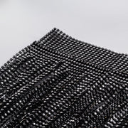 Rhinestone chain skirts