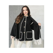 French style coat with scarf