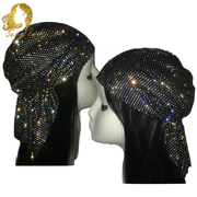 Shiny Rhinestone Mesh Hat