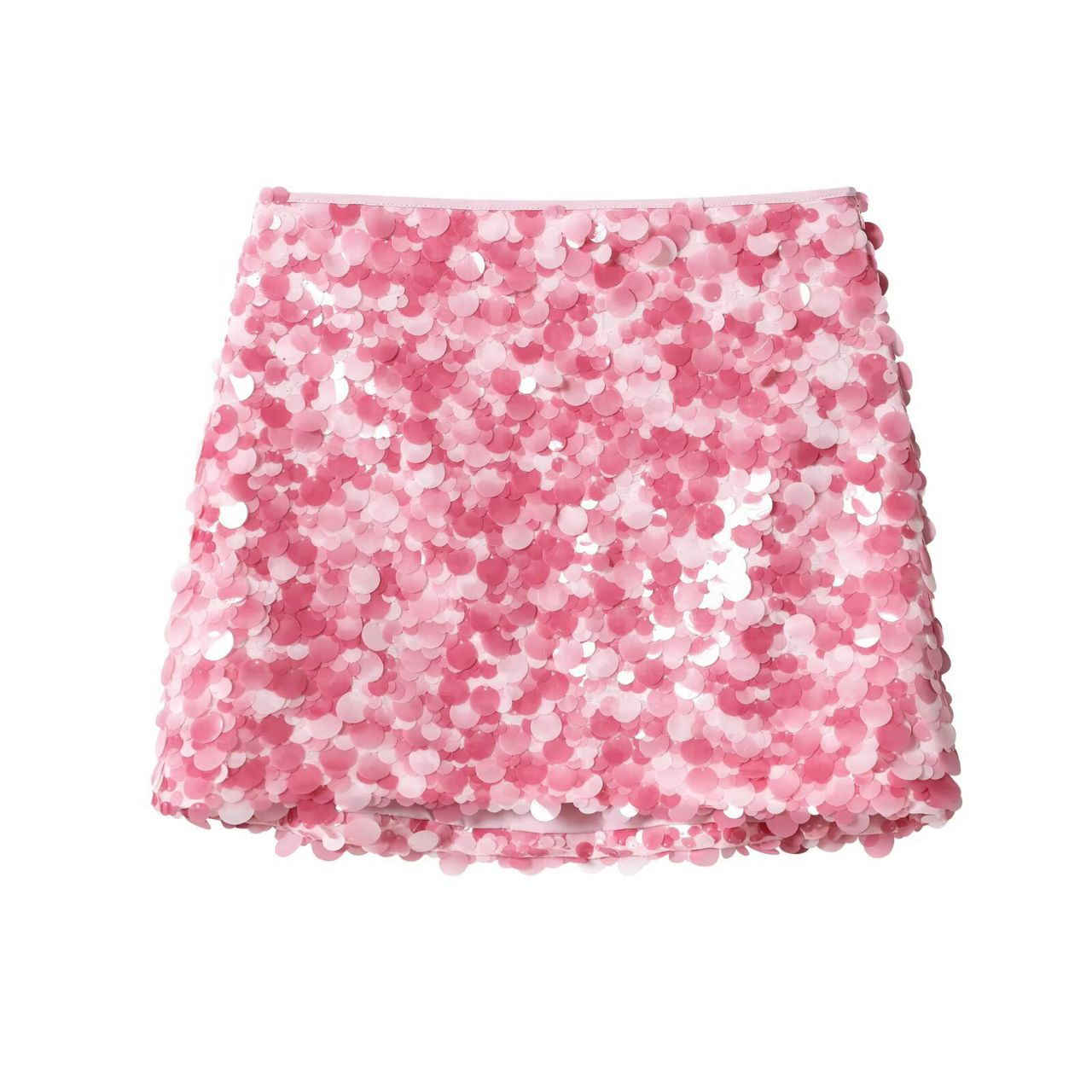 Baby pink Sequin Skirt