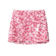 Baby pink Sequin Skirt