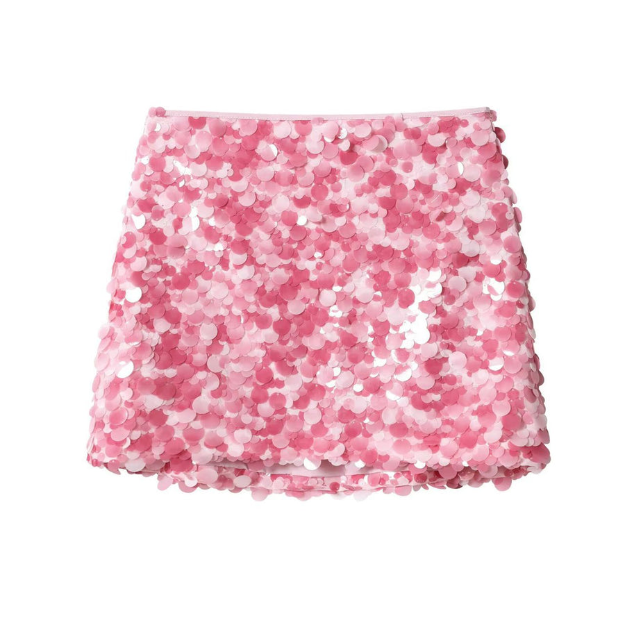 Baby pink Sequin Skirt