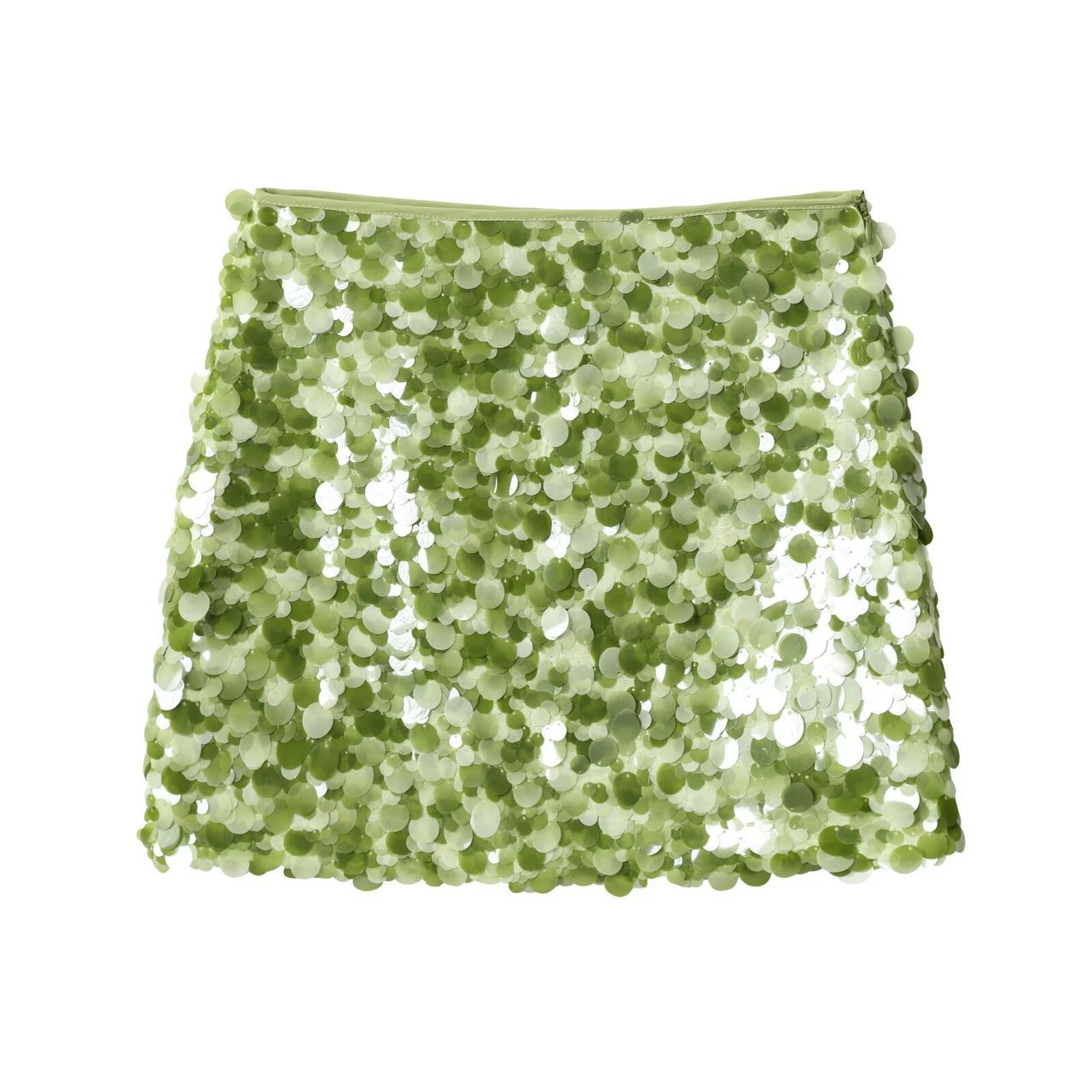 Green Sequin Skirt