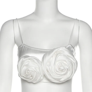 White Flower women's tank top