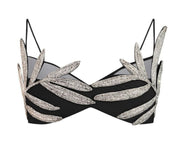 Rhinestone tropics bralette