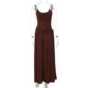 Choclate Maxi Dress
