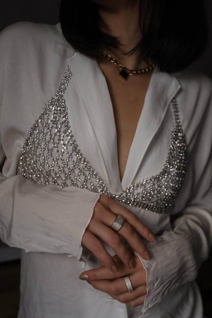 Rhinestone Bralette Accesory - GPLT