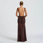 Brown Party Dress