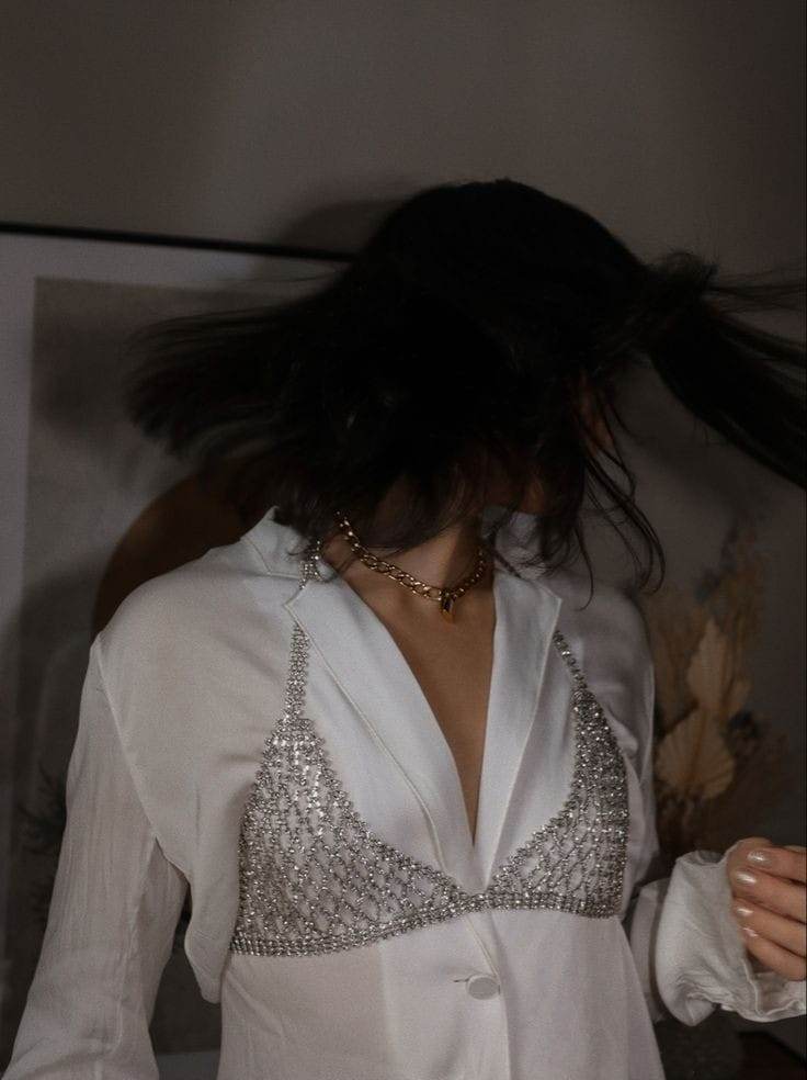 Rhinestone Bralette Accesory - GPLT