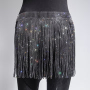 Rhinestone chain skirts