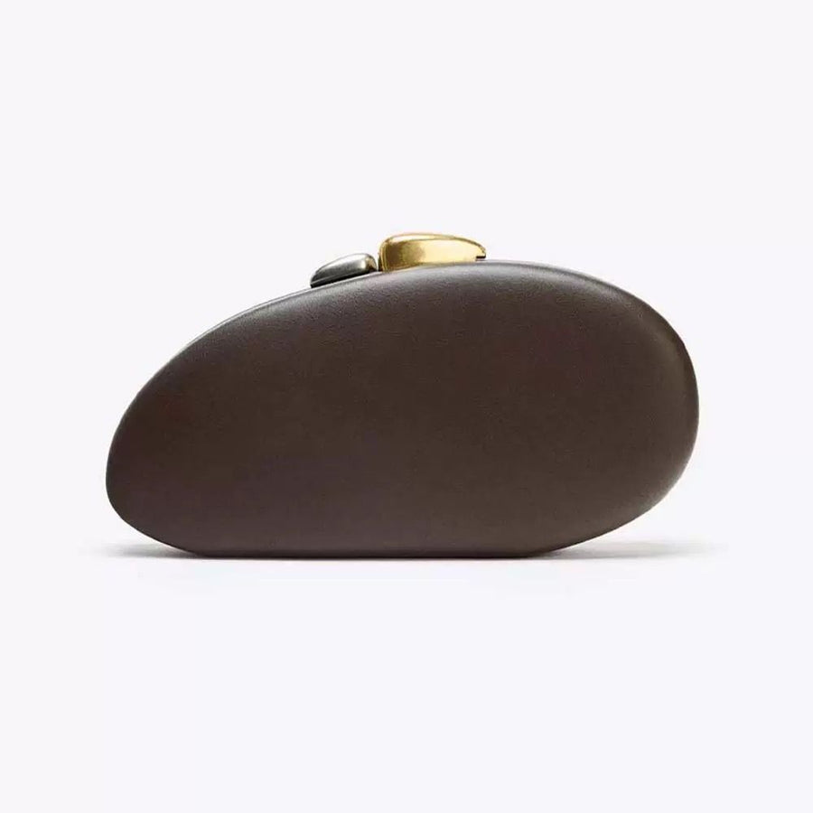 Leather Acrylic clutch