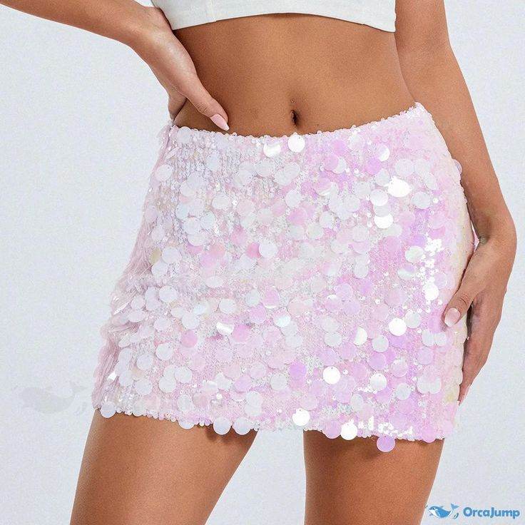 Pink Sequin Skirt - GPLT