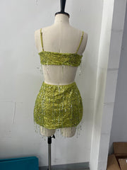 Glittering tropical set