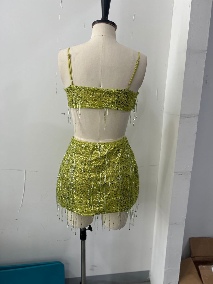 Glittering tropical set