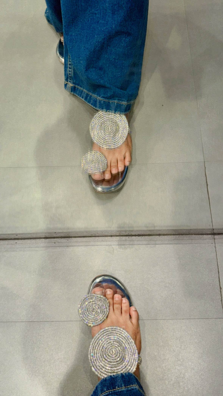 Rhinestone Party Sandals - GPLT