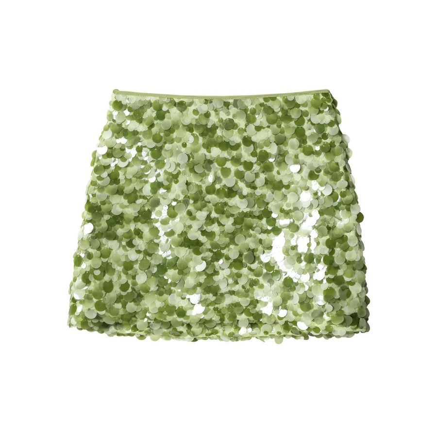 Green Sequin Skirt