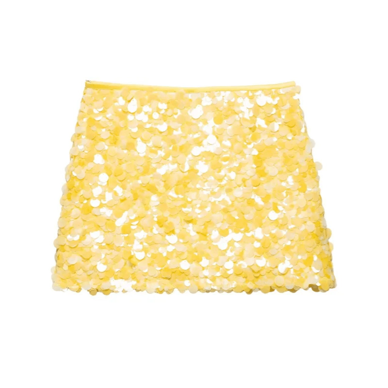 Yellow Sequin Skirt - GPLT