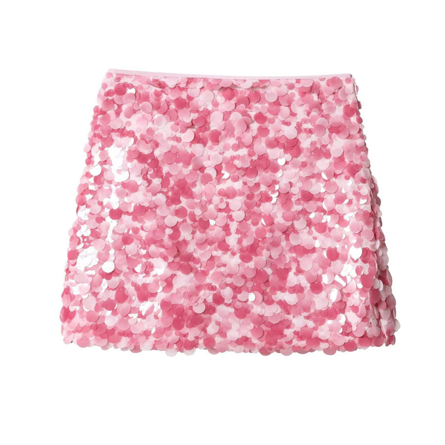 Baby pink Sequin Skirt