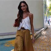 Summer Vintage High Waist Trousers