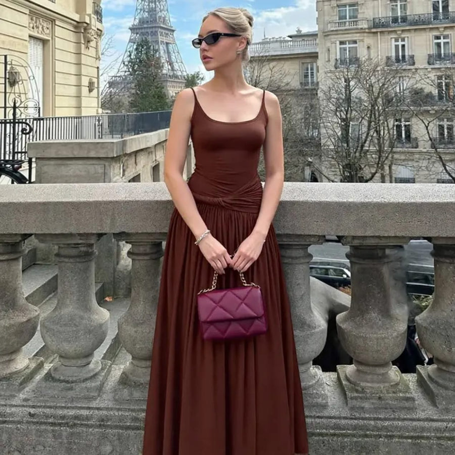 Choclate Maxi Dress