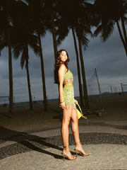 Glittering tropical set