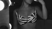 Rhinestone tropics bralette