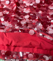 Red Sequin Skirt