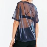 Black sheer tshirt - GPLT