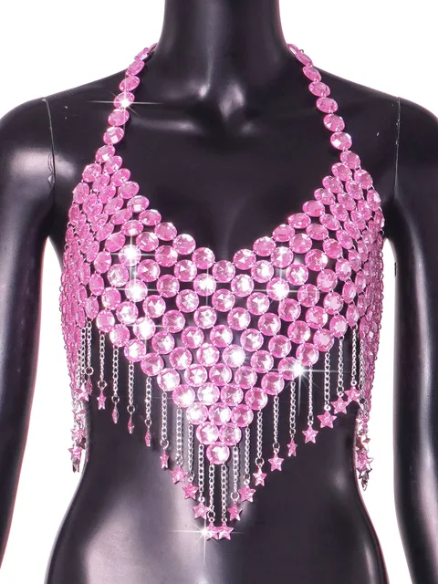 Purple Rhinestone Top