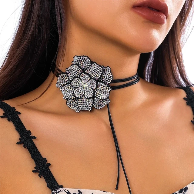 Rhinestone Choker