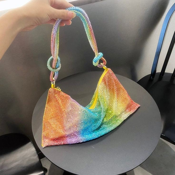 Rhinestone Multicolour handbag