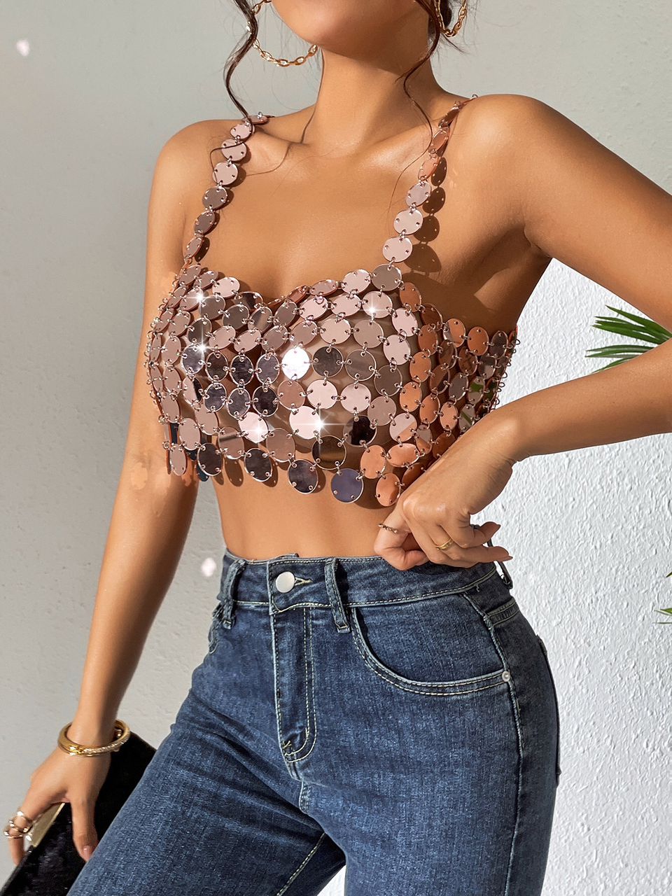Pink Coin Top