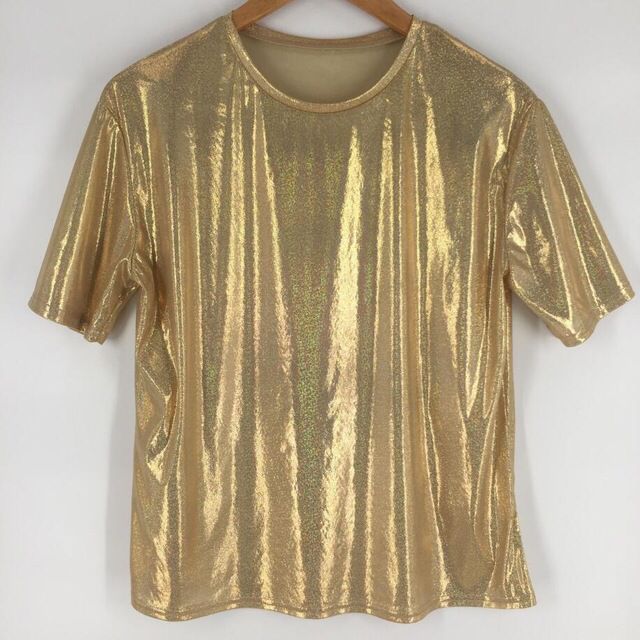 Shimmery Tshirt Gold