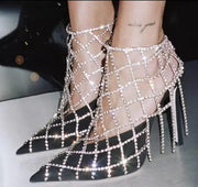 Rhinestone foot accessory