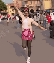 Magenta Pink Sequin Skirt