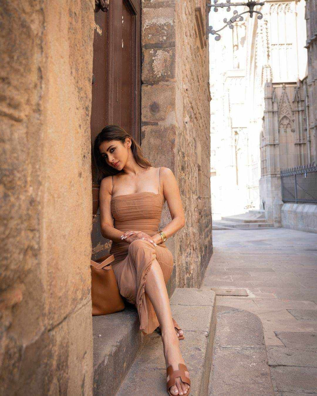 Mouni Roy wearing the GPLT Moni Dress