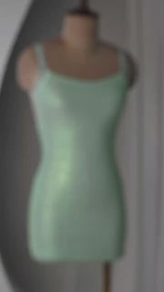 Mint Green Rhinestone Birthday Dress