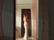 Rhinestone Full-Length Dress