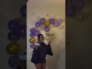 Purple Rhinestone Backless Party Dress