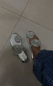 Rhinestone Party Sandals