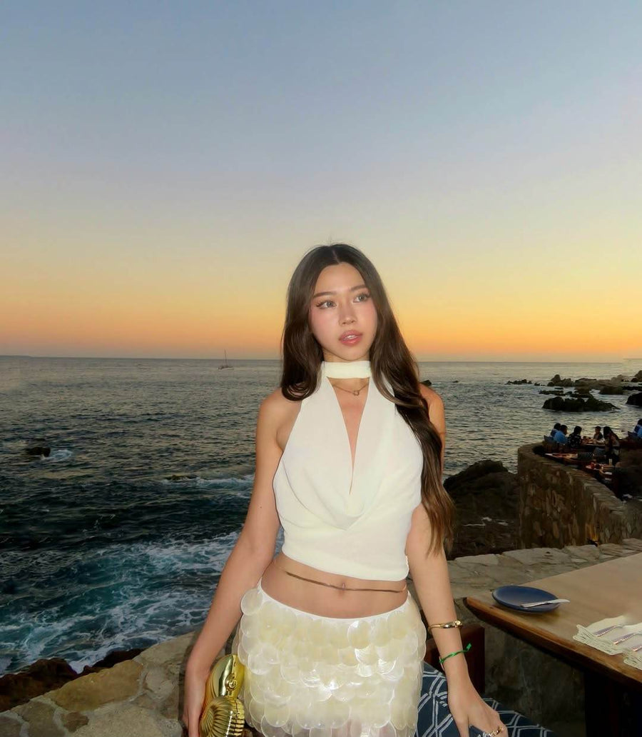 White shell skirt - GPLT