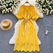 Cotton Eyelet Dress