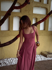 Wine Bodycon Dress